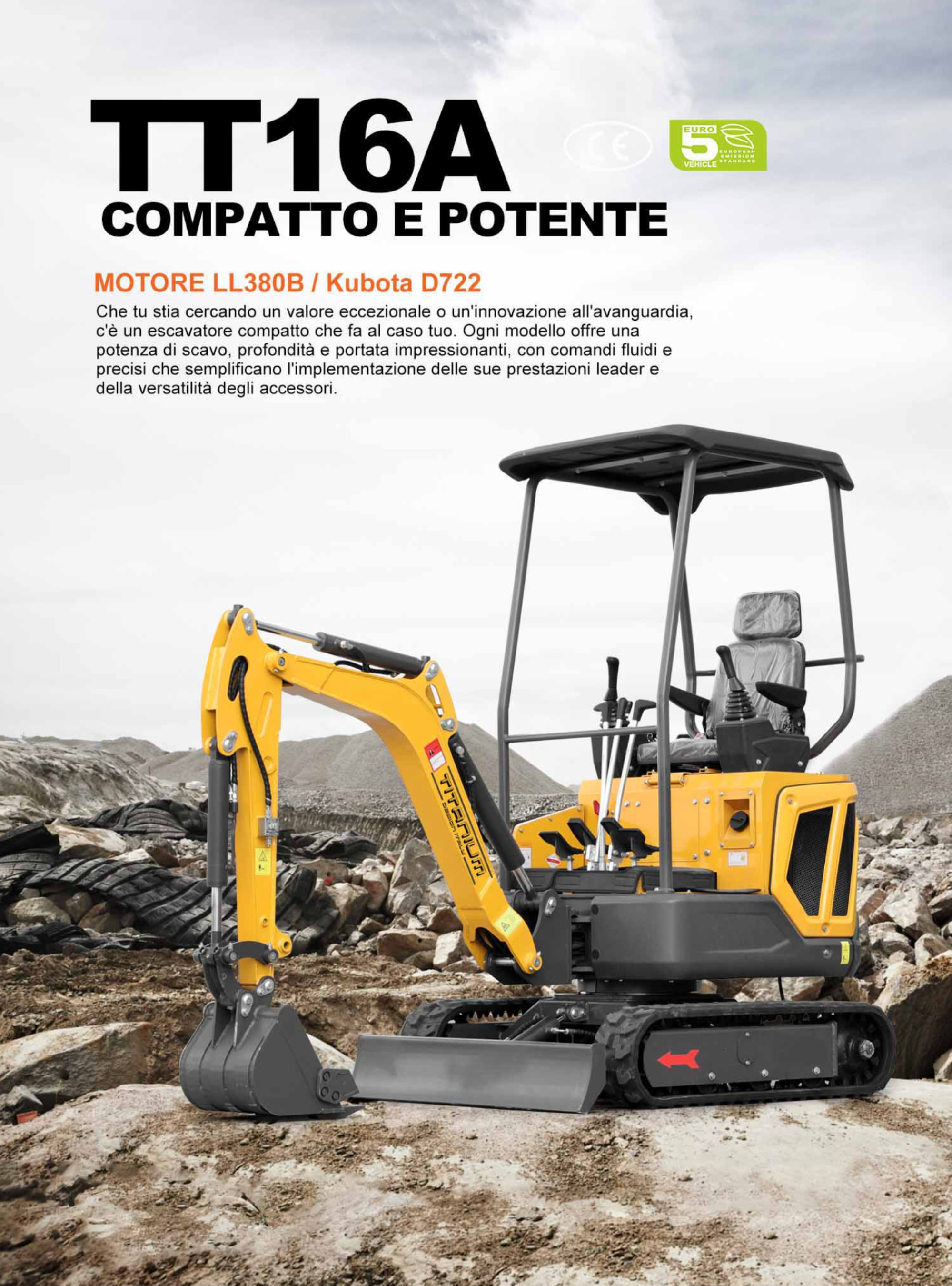 Mini Escavatore TT16A