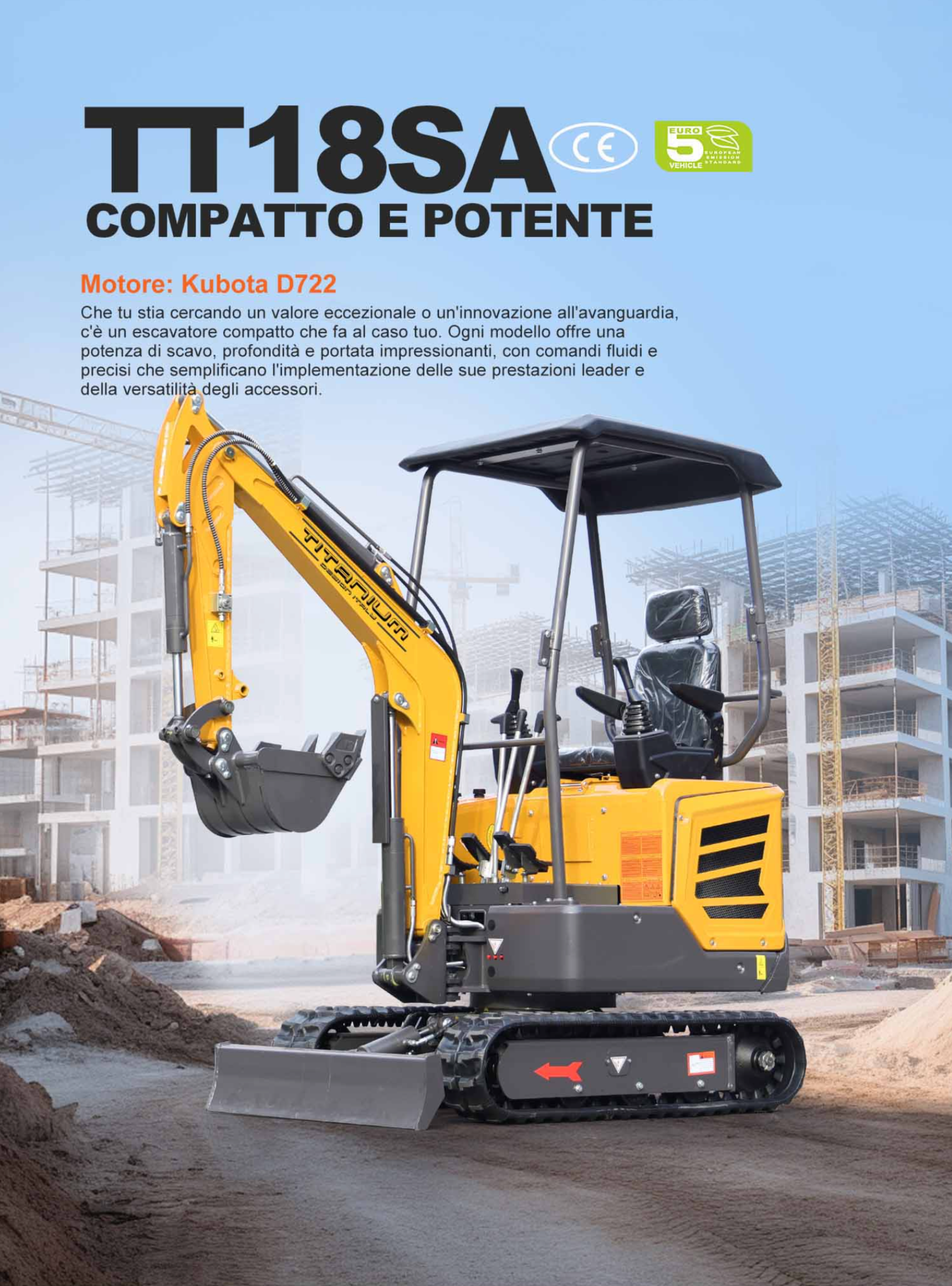Mini Escavatore TT18SA